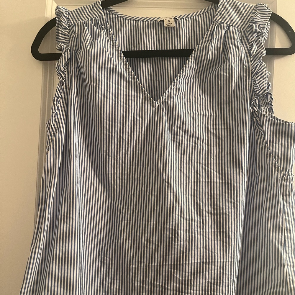 J. Crew Size Small Pinstripe Top